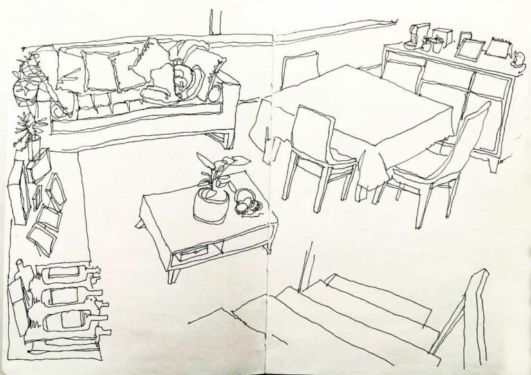 Dibujos desde el interior