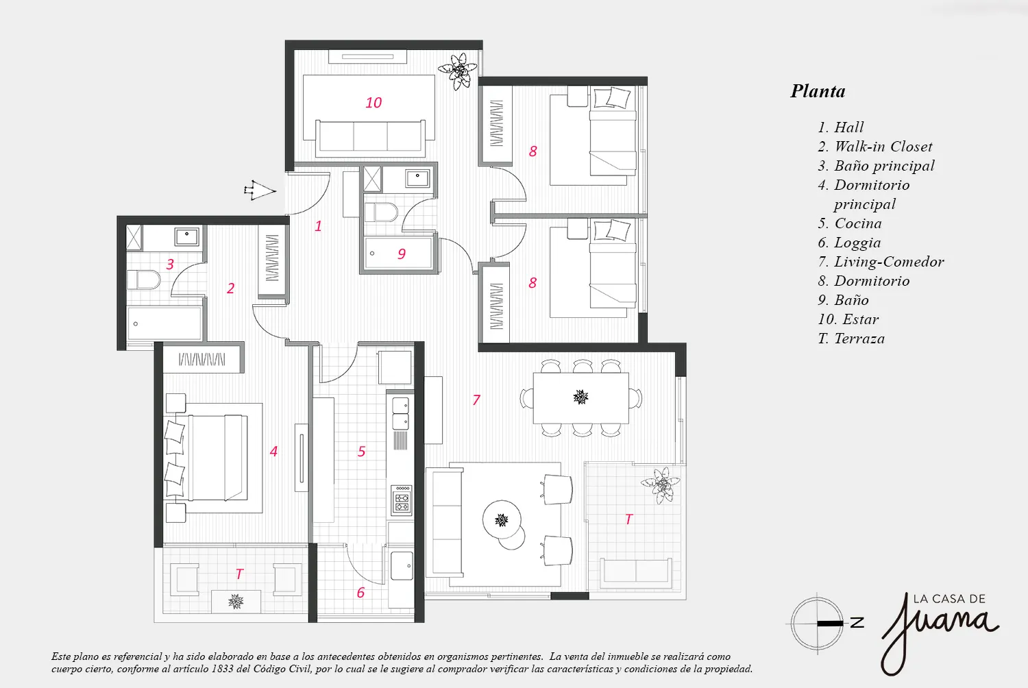 Piso Arzobispo Fuenzalida