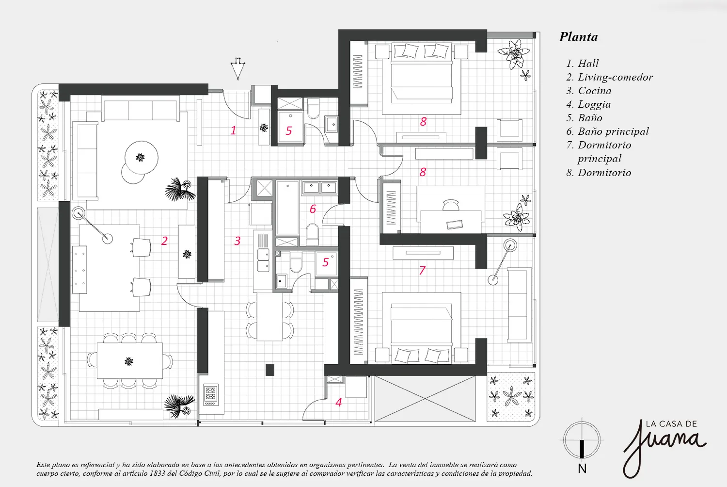Piso Hernando de Aguirre I